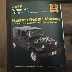 Haynes Jeep Wrangler Repair Manual 1987-2017
